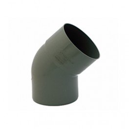 Codo sanitario PVC macho hembra 45º