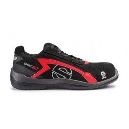 Zapatos seguridad Sparco Sport Evo S1P S3 Negro rojo